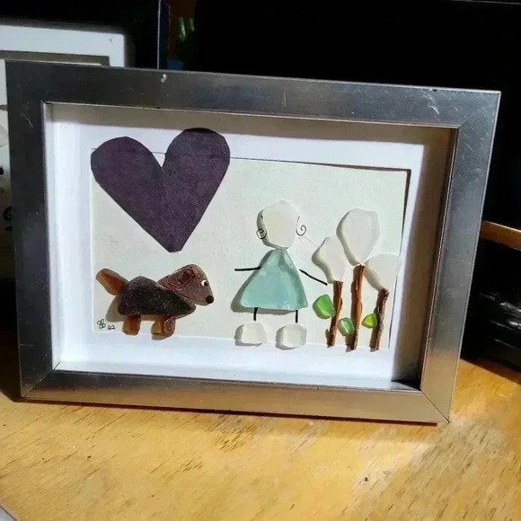 Sea  glass Art - Picture 1 of 2